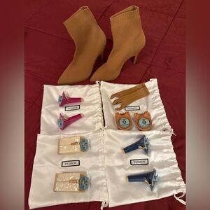 Pashion Footwear The Bootie Whiskey Knit Stiletto 4 inches